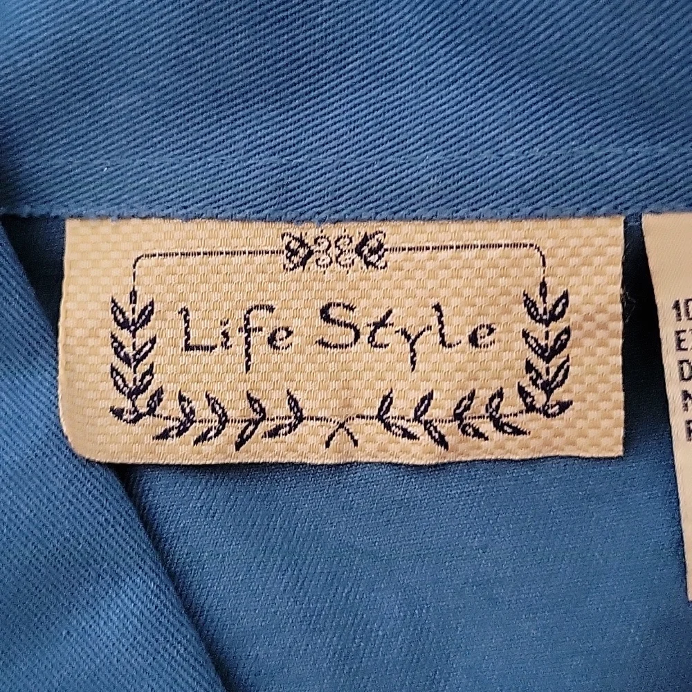 Life Styles Embellished Teal Jacket - Picture 6 of 10
